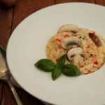 Risotto de champignons & piments doux